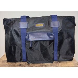 Versace Parfums Black Weekender Duffel Duffle Bag